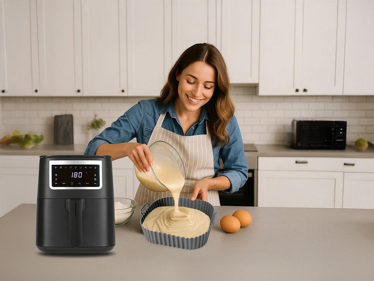 BACKFORMENSET KitchBo  - Schwarz/Grau, Basics, Kunststoff (20/22,5/6.3cm)