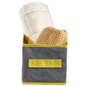BOX Textil Grau - Grau, Textil (28/14/13cm)