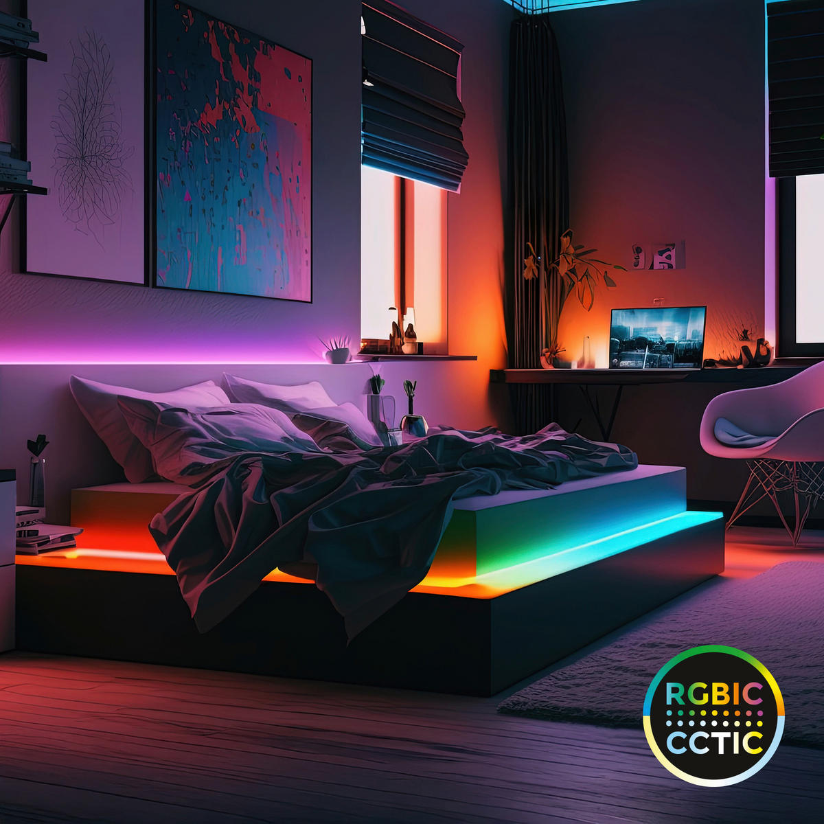 LED-STRIP 500 cm  - Weiß, Basics, Kunststoff (500cm)
