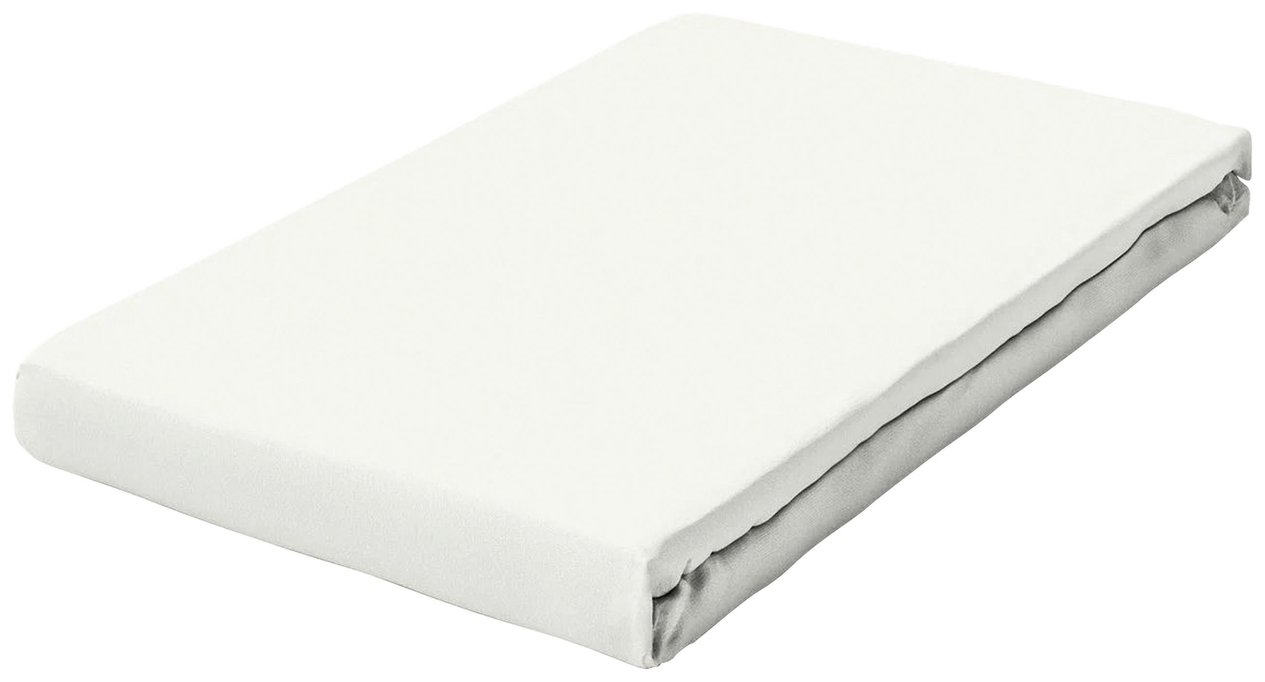 BOXSPRING-SPANNLEINTUCH PURE Jersey  - Perlmutt, Basics, Textil (90-100/190-220cm) - Schlafgut