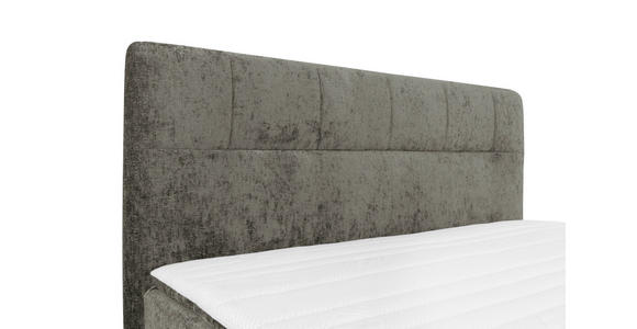 BOXSPRINGBETT 180/200 cm in Grau - Schwarz/Grau, Design, Textil/Metall (180/200cm) - Esposa