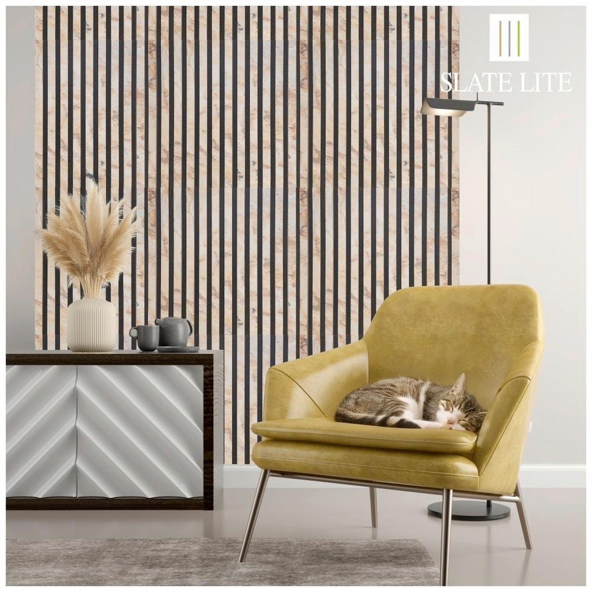 AKUSTIKPANEEL 60/60 cm  - Dunkelgrau/Beige, Basics, Holz/Kunststoff (60/60cm)