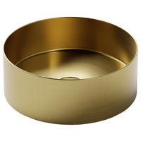WASCHBECKEN 30/11/30 cm  - Goldfarben, MODERN, Metall (30/11/30cm)