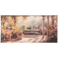 MALBA NA PLÁTNĚ, krajina a příroda, 115/55 cm  - vícebarevná, Basics, dřevo/papír (115/55cm)