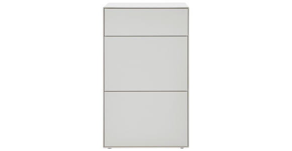 SCHUHSCHRANK Kernbirke massiv Weiß  - Weiß, Design, Holz (59/98/39cm) - Johann Jakob