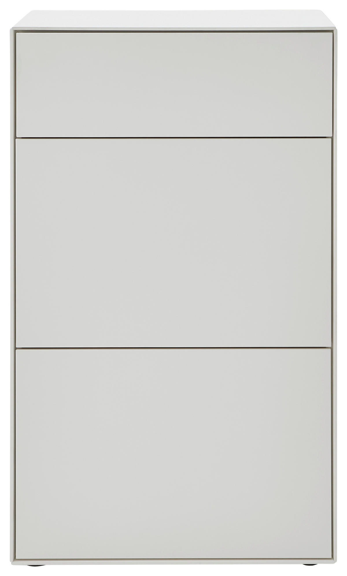 SCHUHSCHRANK Kernbirke massiv Weiß  - Weiß, Design, Holz (59/98/39cm) - Johann Jakob