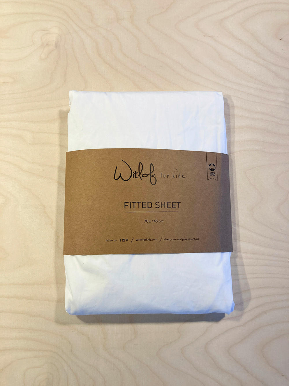 KINDERSPANNBETTTUCH 70/145 cm   - Weiß, Basics, Textil (70/145cm) - Witlof for Kids