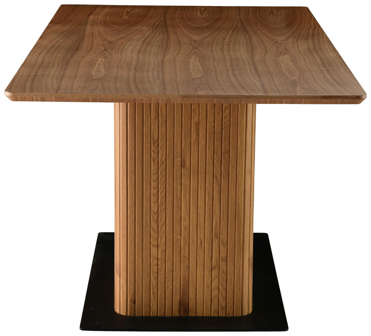 JÍDELNÍ STŮL, dub, barvy vlašských ořechů, 160/75/90 cm - černá/barvy vlašských ořechů, Lifestyle, kov/dřevo (160/75/90cm) - MID.YOU