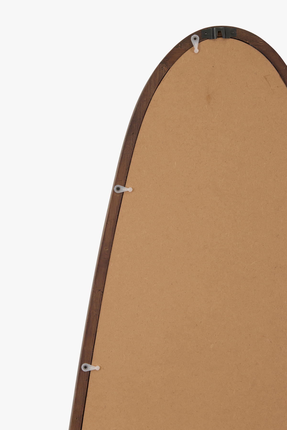 WANDSPIEGEL 50/150/3 cm    in Freiform  - Walnussfarben/Naturfarben, Design, Glas/Holz (50/150/3cm) - MID.YOU