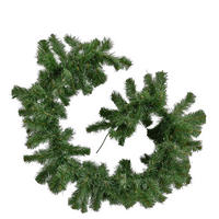 TANNENGIRLANDE - Grün, Basics, Kunststoff/Metall (25/270cm) - X-Mas