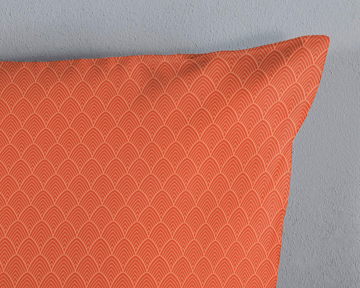 BETTWÄSCHE HIP Satin 140/200 cm  - Terracotta, LIFESTYLE, Textil (140/200cm)