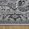 OUTDOORTEPPICH 120/170 cm Plutus Grau, Schwarz  - Schwarz/Grau, Design, Kunststoff (120/170cm) - Novel