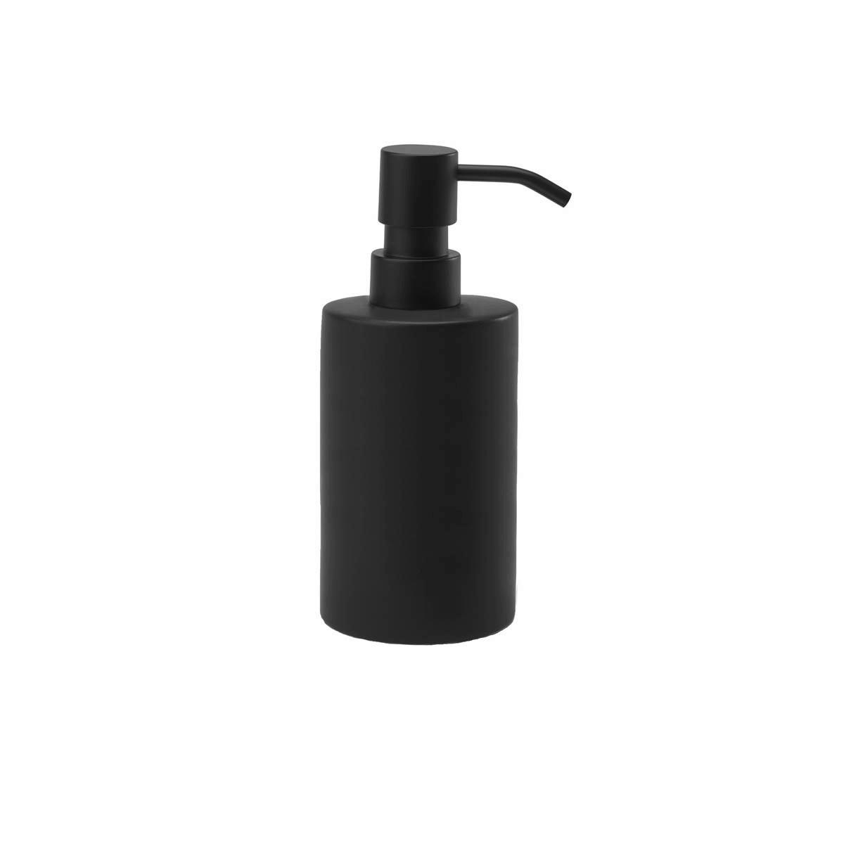 DOZATOR TEKUĆEG SAPUNA crna keramika FORTE - crna, Konvencionalno, keramika (7/16cm) - Aquanova