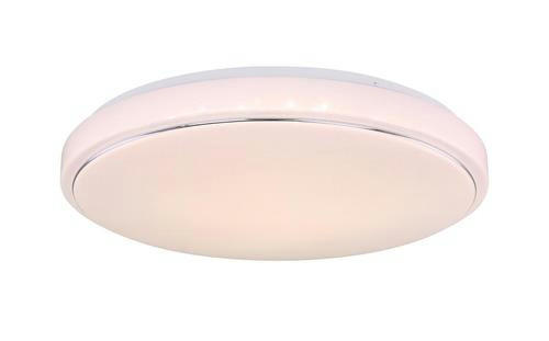 STROPNA LED-SVETILKA   //3000-6000 K/230 V/ - bela/opal, Konvencionalno, kovina/umetna masa (49/7,5cm)