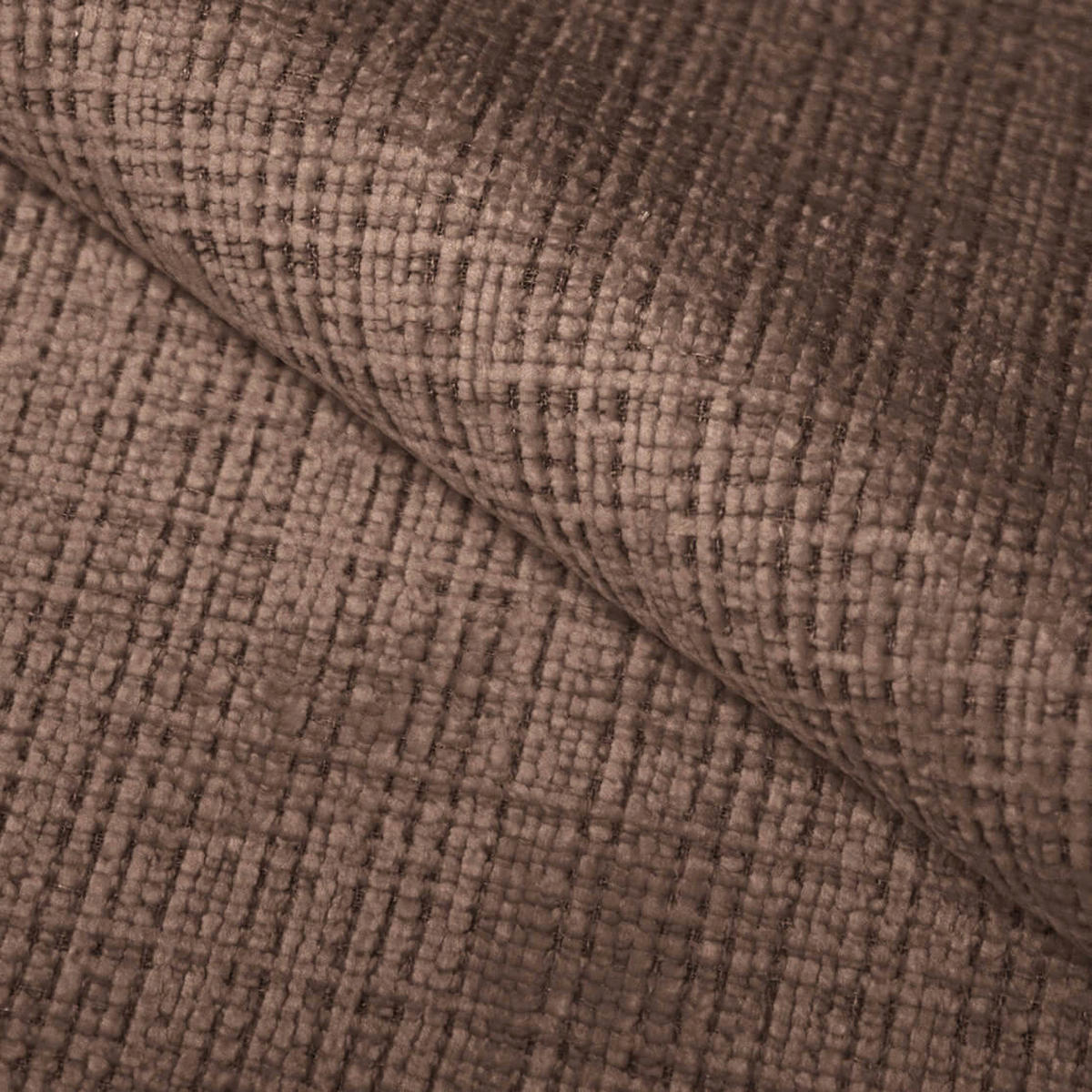 ECKSOFA in Chenille Braun  315/180 cm  - Schwarz/Braun, MODERN, Kunststoff/Textil (315/180cm) - Hom`in