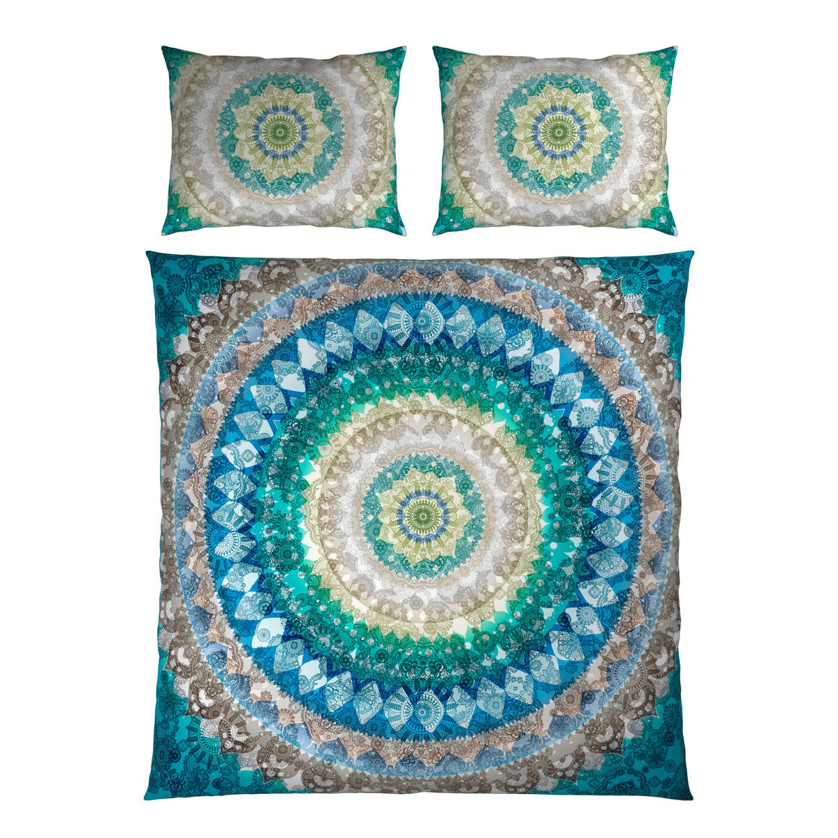 Lenjerie De Pat Cu Două Fețe 220/200 cm  - albastru, textil (220/200cm) - Novel