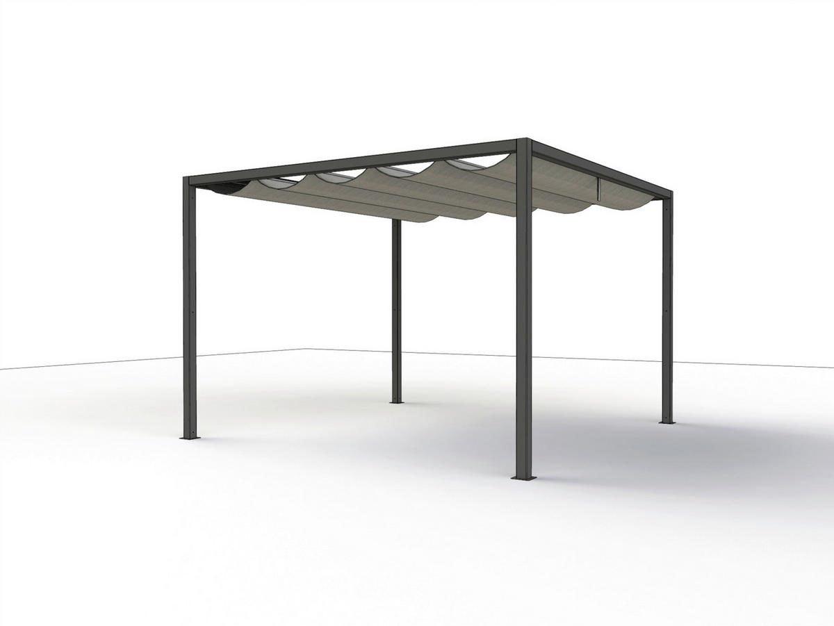 PAVILLON 315/217/315 cm   - Anthrazit, Basics, Metall (315/217/315cm) - Siena Garden