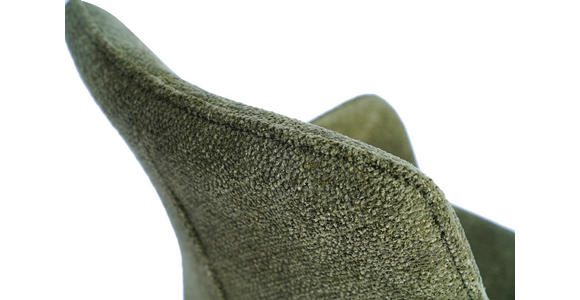 ARMLEHNSTUHL  Stoffauswahl, Sitzfläche 360° drehbar, inklusive Armlehnen Webstoff  - Schwarz/Grün, Design, Textil/Metall (64/88/60cm) - Novel