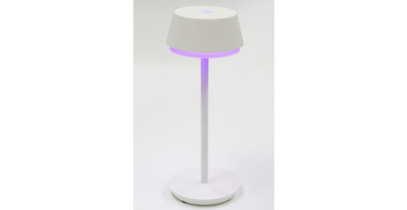 LED-TISCHLEUCHTE 12/30 cm - Weiß, Basics, Kunststoff/Metall (12/30cm) - Dieter Knoll