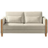 SCHLAFSOFA in Holz, Textil Creme, Buchefarben  - Buchefarben/Creme, Design, Holz/Textil (174/88/104cm) - Niels Andersson