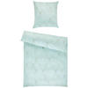 BETTWÄSCHE ATELIER Makosatin 135/200 cm  - Pastellgrün, Design, Textil (135/200cm) - Estella