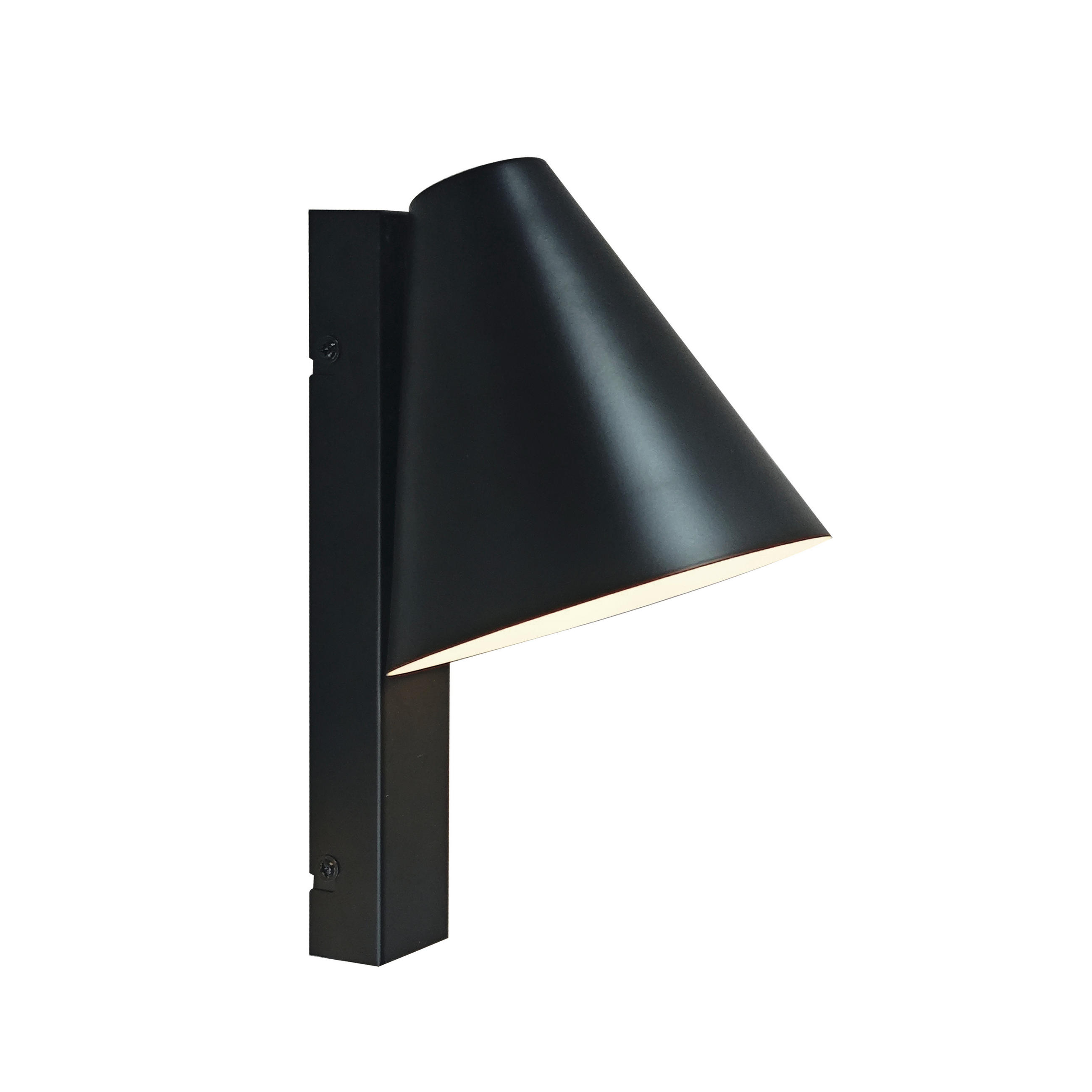 WANDLEUCHTE Wilmer 13,7/15,9/24,5 cm  - Schwarz, Design, Metall (13,7/15,9/24,5cm) - Nordlux