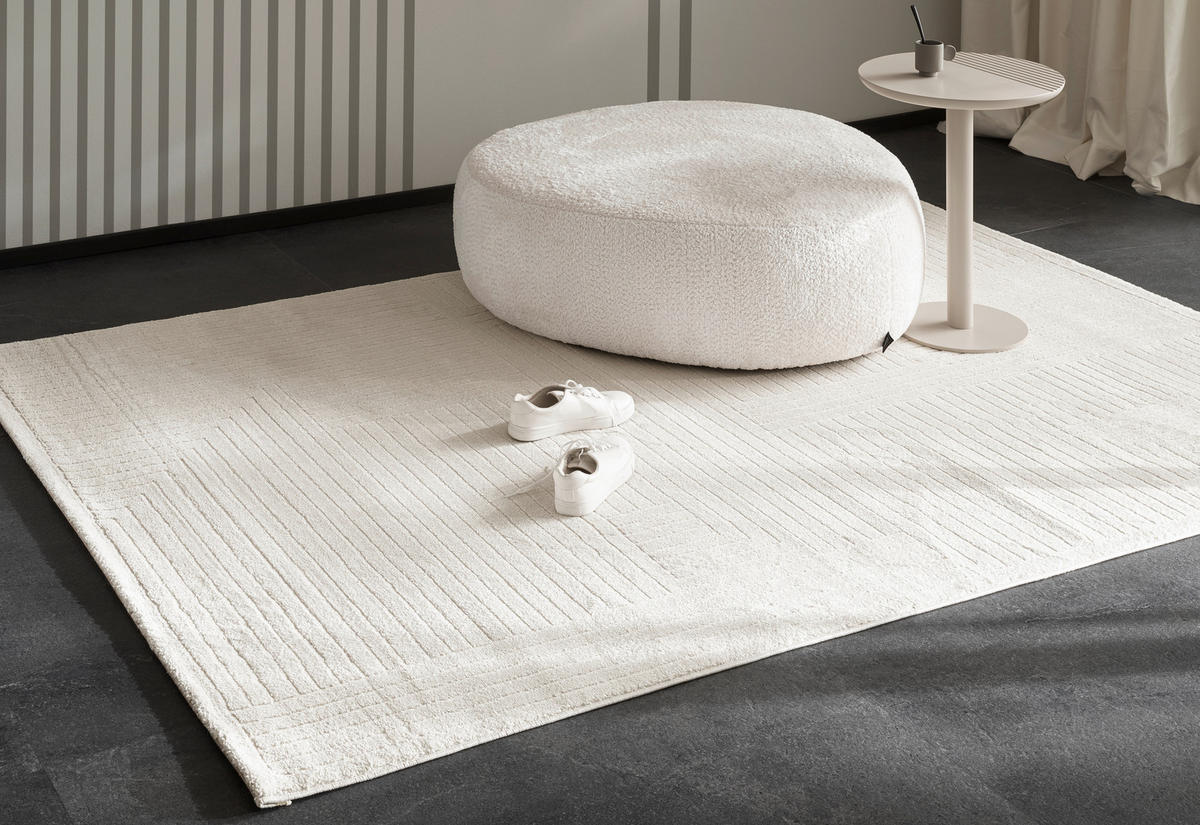 WEBTEPPICH 80/150 cm Pure Design Creme  - Creme, Basics, Textil (80/150cm) - Schöner Wohnen