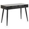 SKRIVBORD 110/50/77,1 cm  i svart, askfärgad  - svart/askfärgad, Modern, metall/trämaterial (110/50/77,1cm) - Best Price
