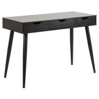 SCHREIBTISCH 110/50/77,1 cm  in Schwarz, Eschefarben  - Eschefarben/Schwarz, MODERN, Holzwerkstoff/Metall (110/50/77,1cm) - MID.YOU