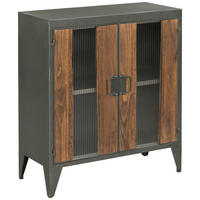 OMARA ZA ČEVLJE masivno naravne barve, črna - črna/naravne barve, Konvencionalno, kovina/steklo (72.5/83.5/33cm) - Livetastic