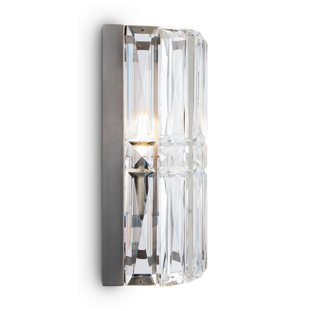 WANDLEUCHTE - Chromfarben, Trend, Glas/Metall (13/10/20cm) - MAYTONI