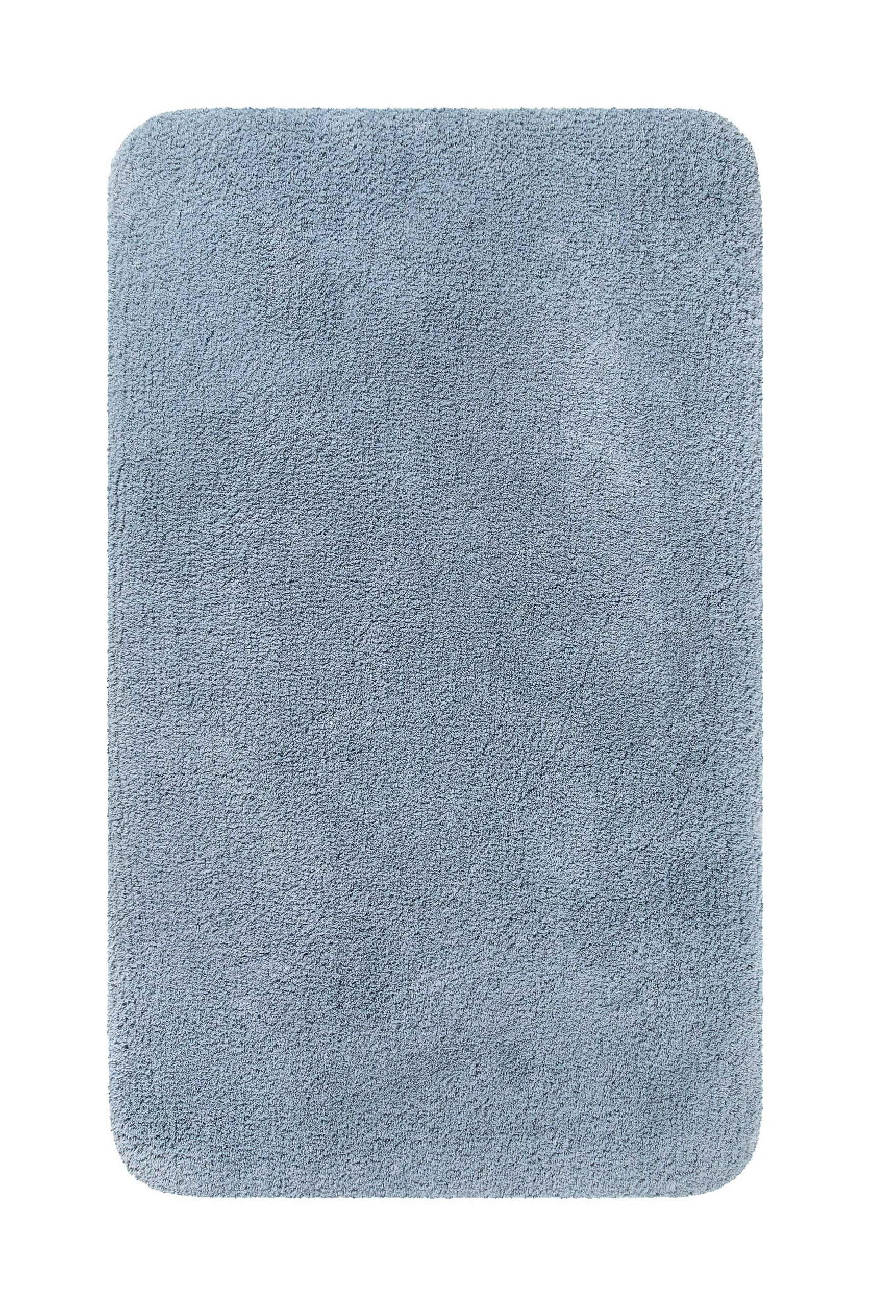 BADTEPPICH Blau 80/150 cm  - Blau, Basics, Kunststoff/Textil (80/150cm) - WECON HOME BASIC