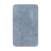BADTEPPICH Blau 80/150 cm  - Blau, Basics, Kunststoff/Textil (80/150cm) - WECON HOME BASIC