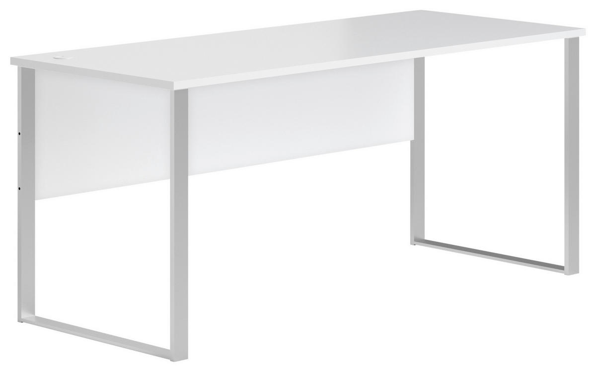 SCHREIBTISCH  in Weiß  - Weiß, MODERN, Holzwerkstoff/Metall (170/76,5/73cm) - MID.YOU