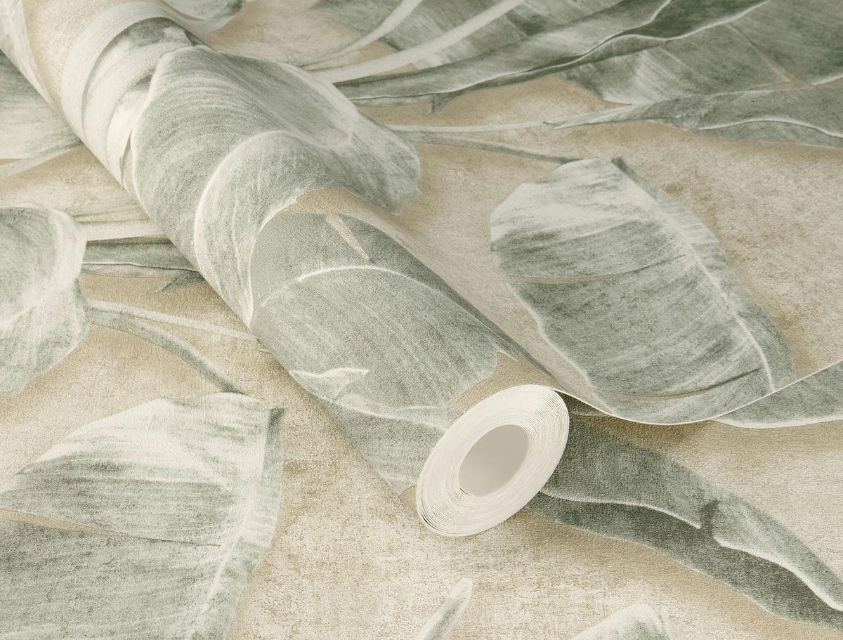 TAPETE - Grün, Natur, Textil (600/53cm) - Tesa