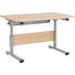 JUGENDSCHREIBTISCH Ahorn Ahornfarben, Silberfarben - Silberfarben/Ahornfarben, Design, Metall (140/70cm) - Paidi JUGENDSCHREIBTISCH Ahorn Ahornfarben, Silberfarben - Silberfarben/Ahornfarben, Design, Metall (140/70cm) - Paidi