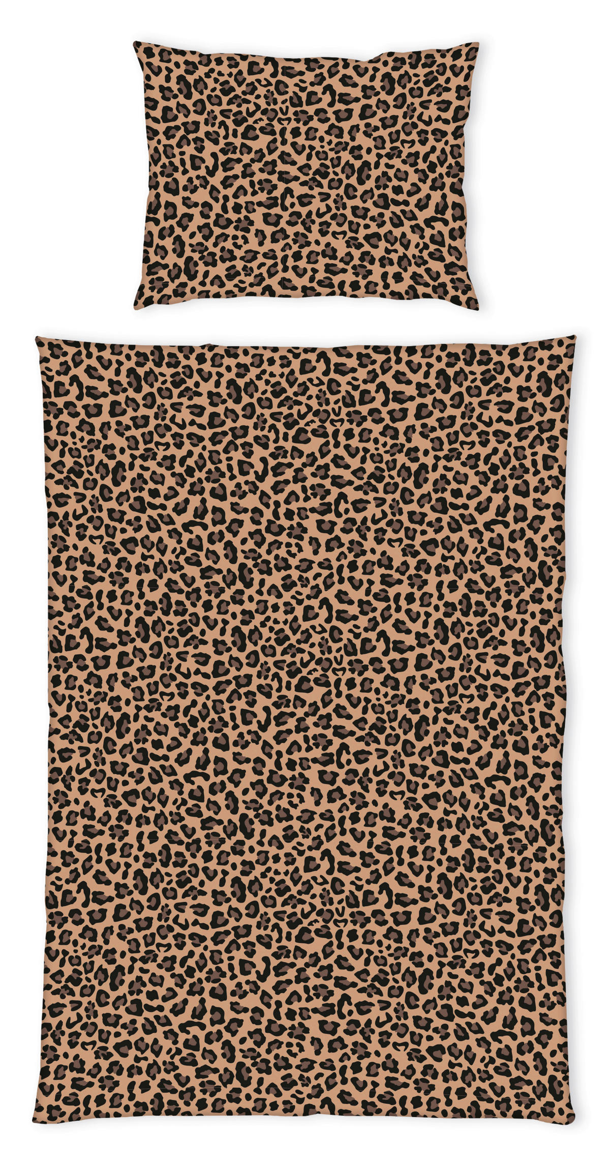 BETTWÄSCHE Wild Flowers Leopard Bettwäsche Renforcé 140/200 cm  - Trend, Textil (140/200cm) - Herding