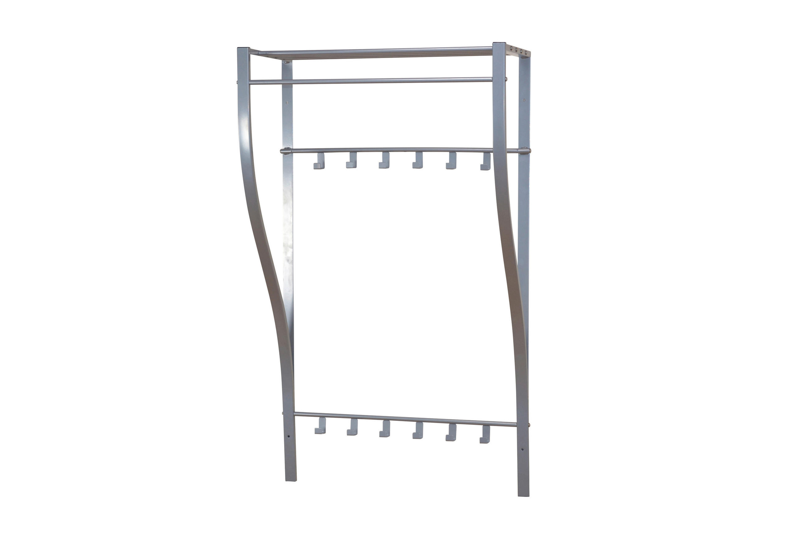 WANDGARDEROBE  in Alufarben  - Alufarben, Design, Metall (66/110/30cm) - MID.YOU