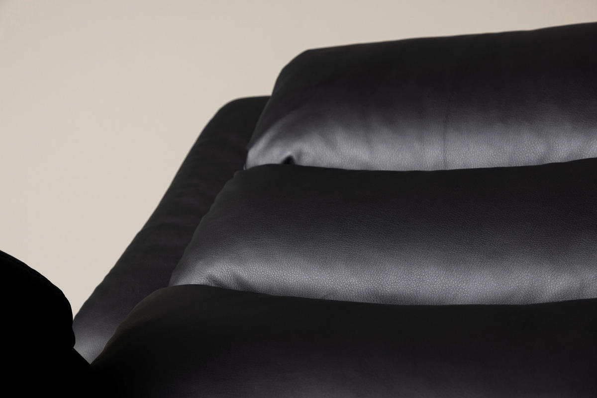 FERNSEHSESSEL in Schwarz  - Schwarz, Basics, Textil/Metall (74/103/92cm) - Livetastic