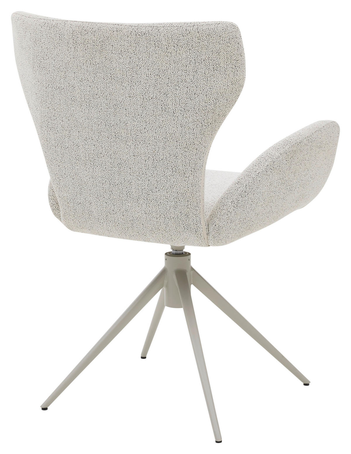 ARMLEHNSTUHL  in Stahl Bouclé  - Champagner/Grau, Design, Textil/Metall (65/93/68cm) - Musterring
