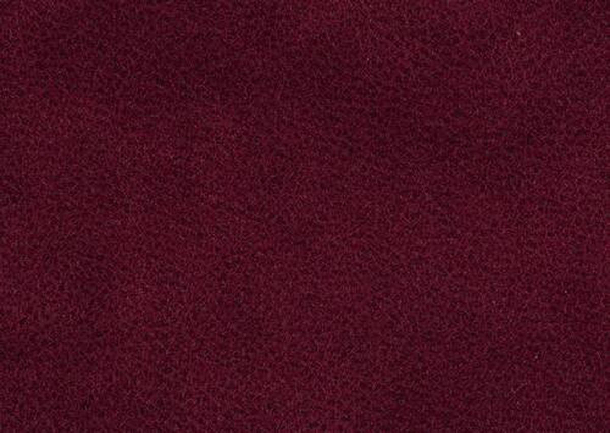 SITZGARNITUR in Mikrofaser Weinrot  - Weinrot/Alufarben, KONVENTIONELL, Textil/Metall (192/96/89cm) - Beldomo Comfort