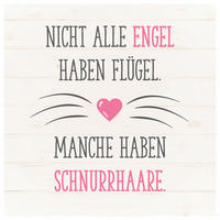 DEKOPANEEL Text Multicolor  - Multicolor, Basics, Holz (20/20/0,3cm) - Euroart