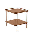BEISTELLTISCH 45/45/44,3 cm Terracotta quadratisch  - Terracotta, Basics, Metall (45/45/44,3cm) - Xora