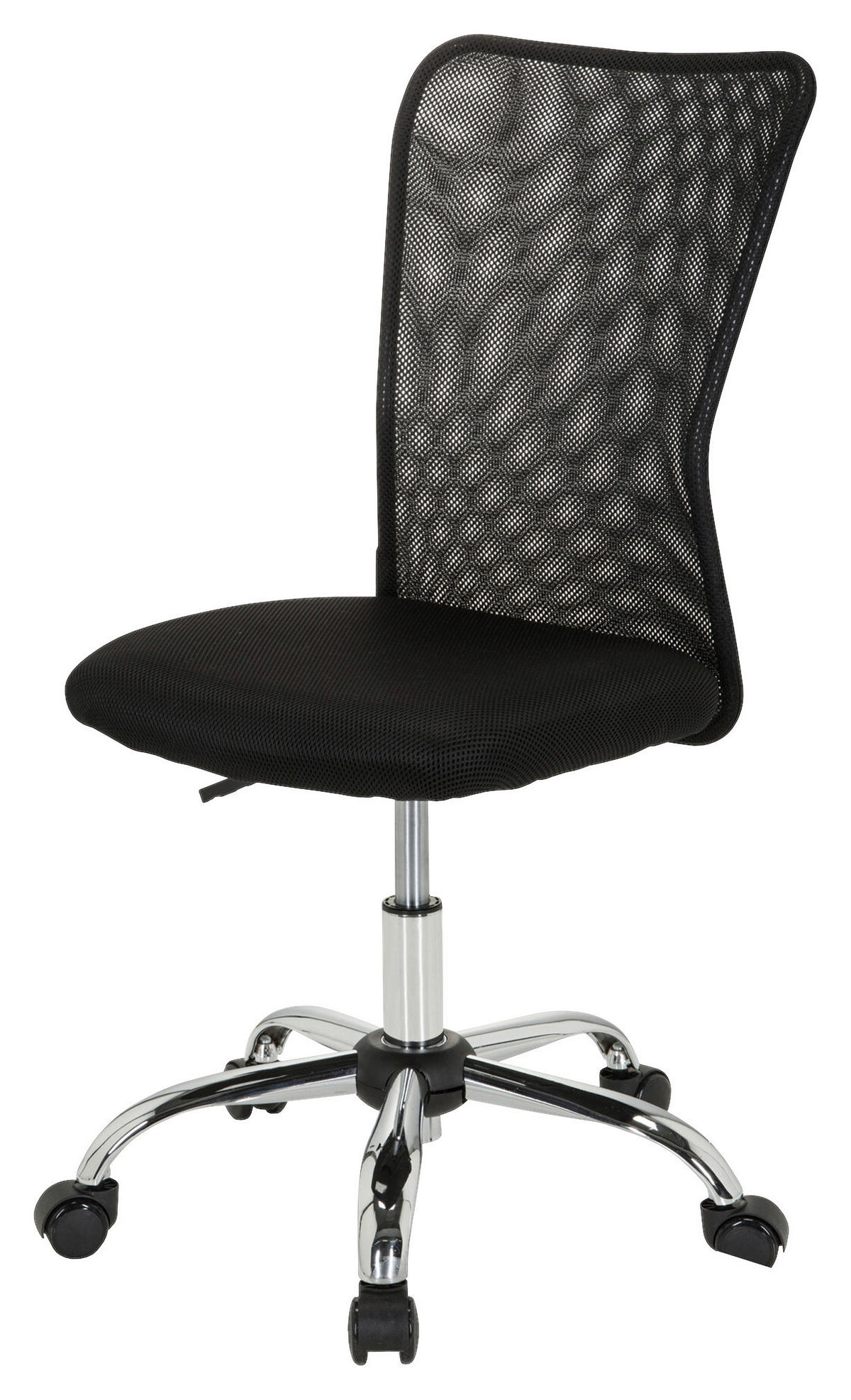 OTOČNÁ ŽIDLE PRO MLÁDEŽ, černá - černá, Basics, plast (54/88-98/54cm) - MID.YOU