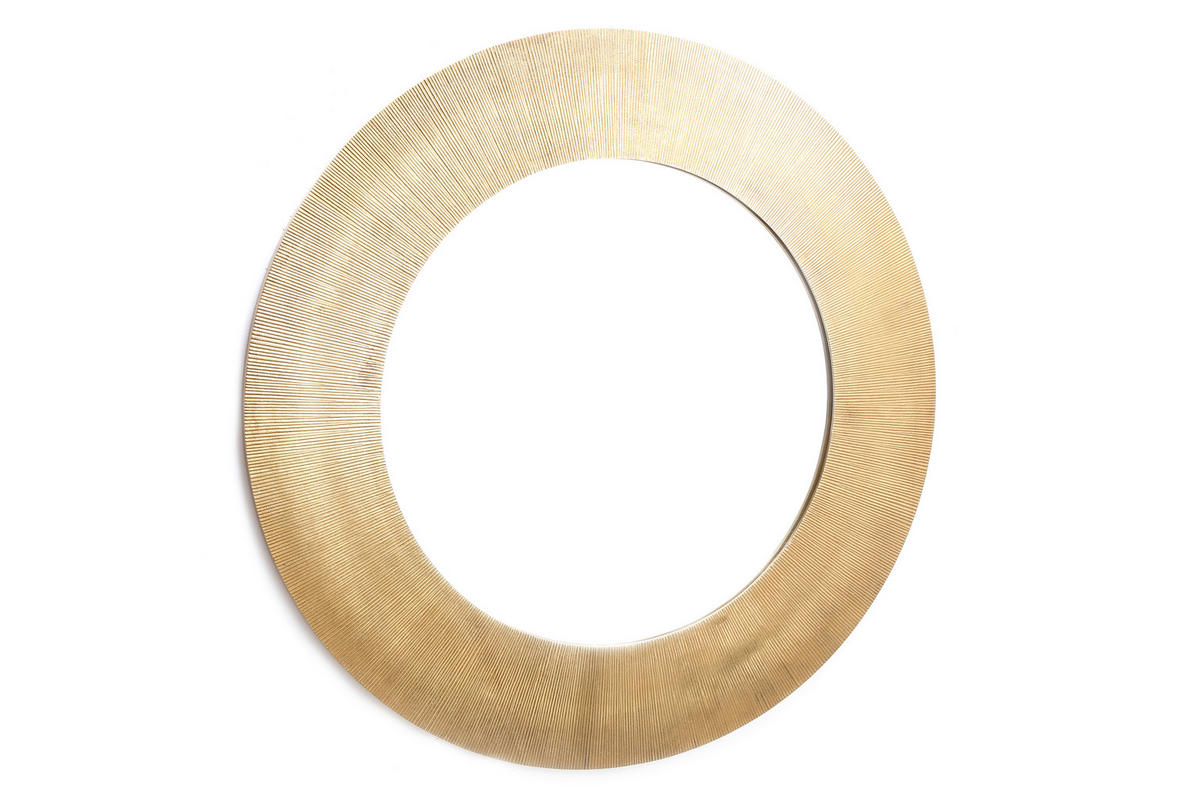 TÜKÖR    - aranyszínű, Basics, üveg/fém (88cm)