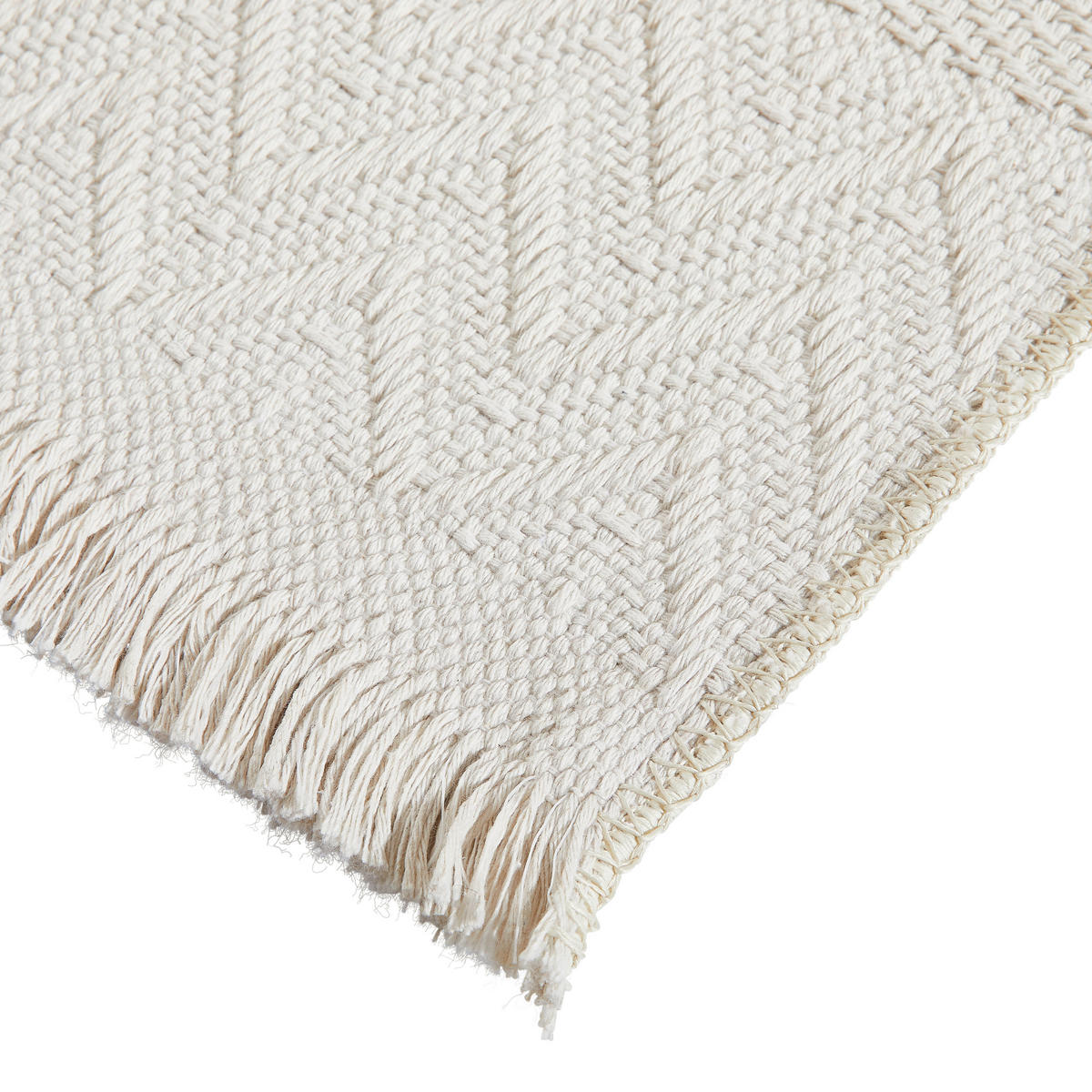 FLACHWEBETEPPICH 120/170 cm  - Weiß, Trend, Textil (120/170cm) - Linea Natura