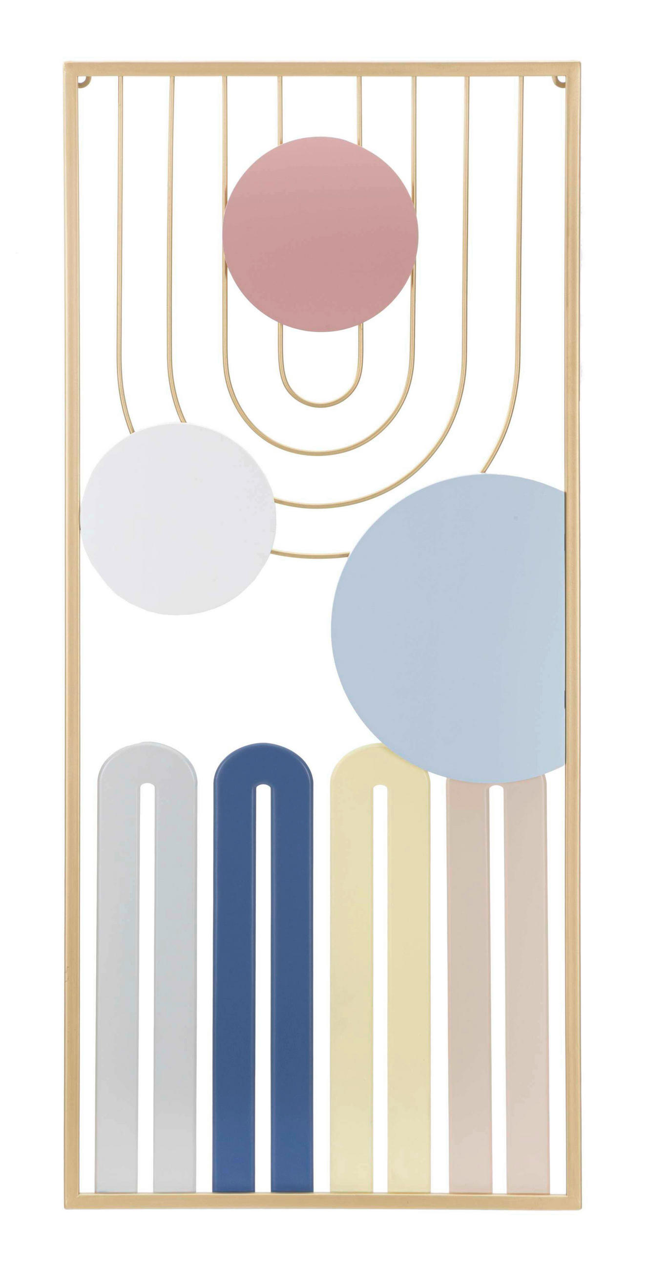 Mauro Ferretti Wanddeko Mehrfarbig 84x37x2 cm