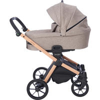 KINDERWAGENSET Beauty Plus Vegie  - Beige/Naturfarben, Trend, Textil/Metall (111/60/108cm) - Jimmylee