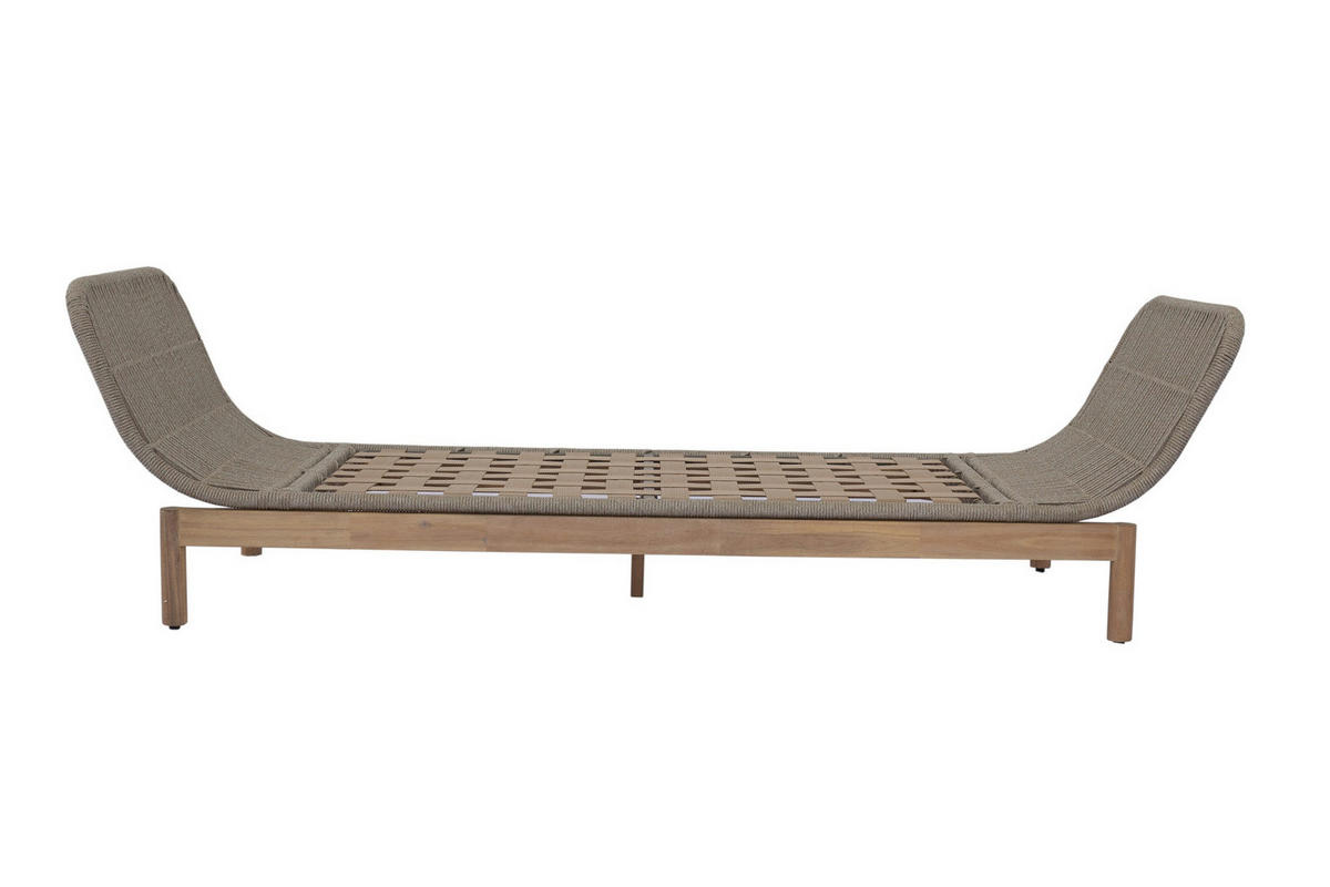 LEŽALJKA VRTNA   drvo, metal, tekstil      - Natur, drvo/metal (204/60/73cm) - Ambia Garden