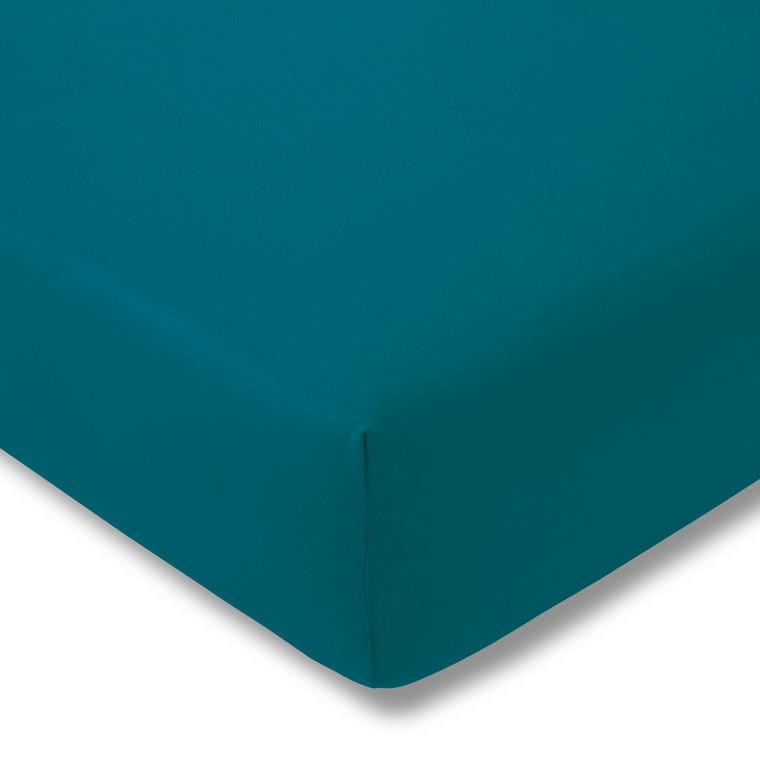 SPANNBETTTUCH Exquisit Single-Jersey  - Petrol, Basics, Textil (100/200cm) - Estella